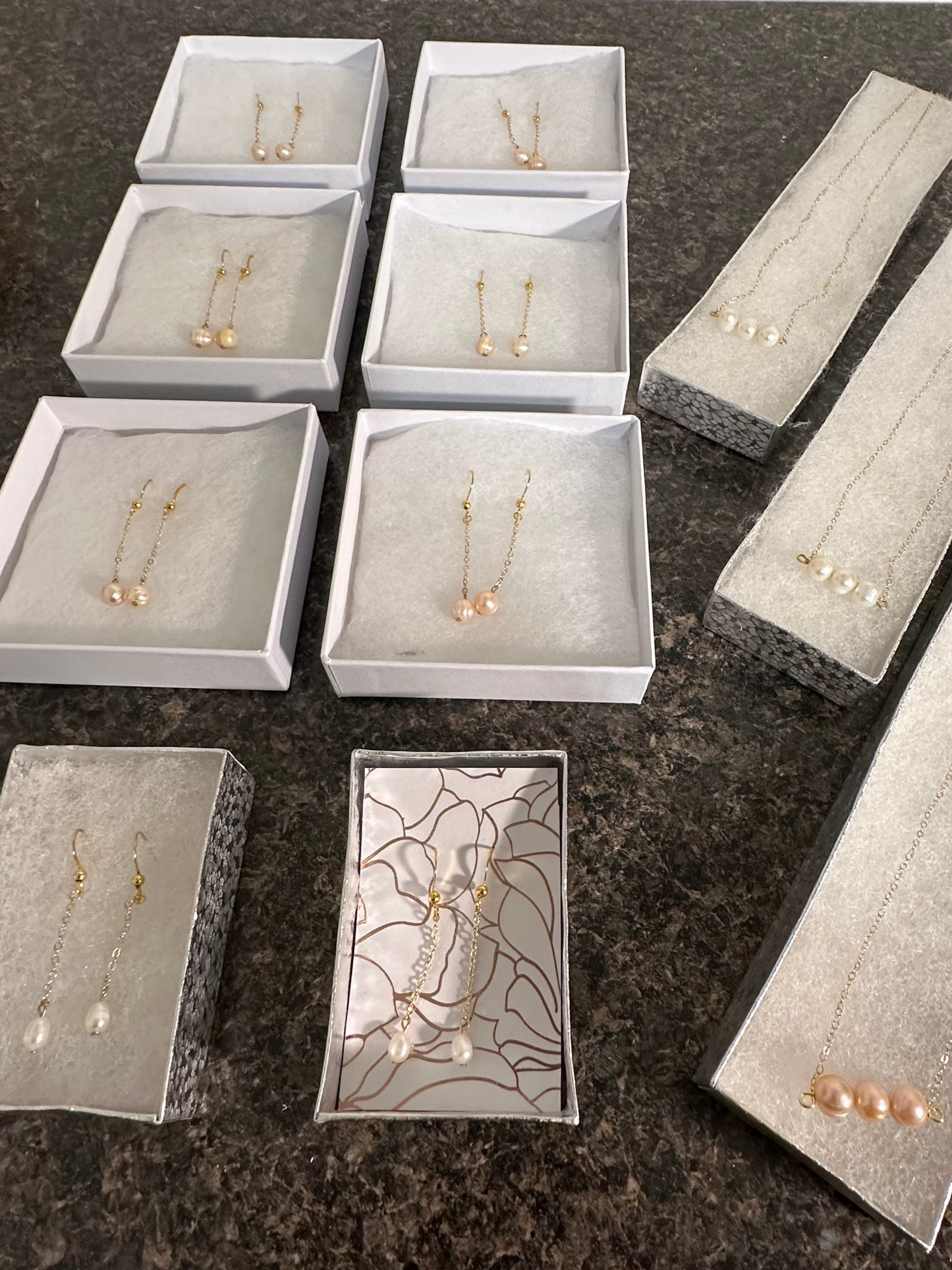 Blind Box Necklace and Earrings