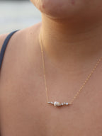 Lavender Shell Bar Chain