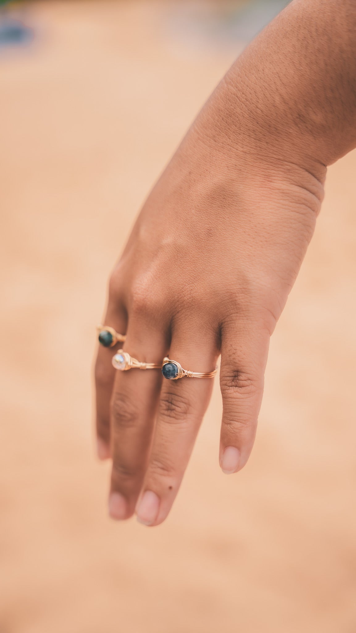 Gold Gemstone Rings