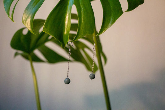 Jade Drop Earrings