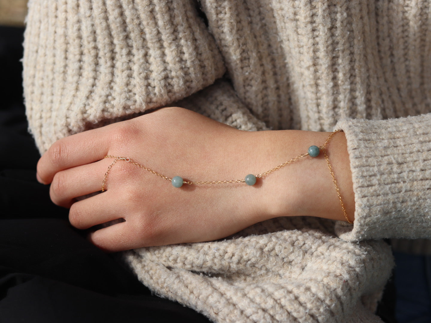 Jade Hand Chain