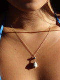 Abbreviated Cone + Back Lariat Necklace