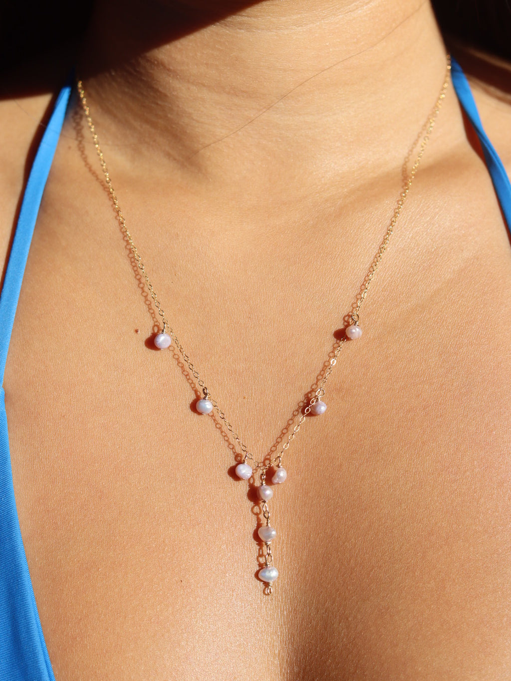 Pink Keshi Overload Necklace