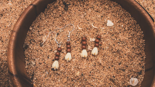 Pikake Koa Earrings